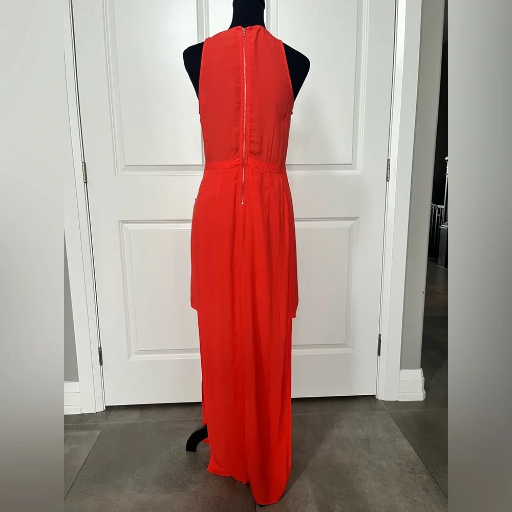 Minkpink runway dress in coral size medium 06-51 - Picture 3 of 7